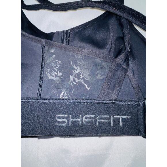 Black Women's Sports Bra - Picture 4 of 5